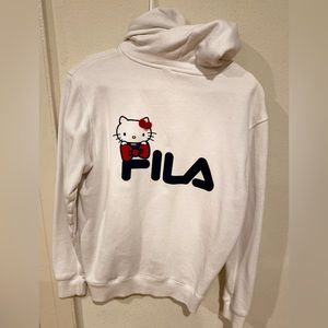 Fila Hello Kitty Hoodie, Original, Size Small, White